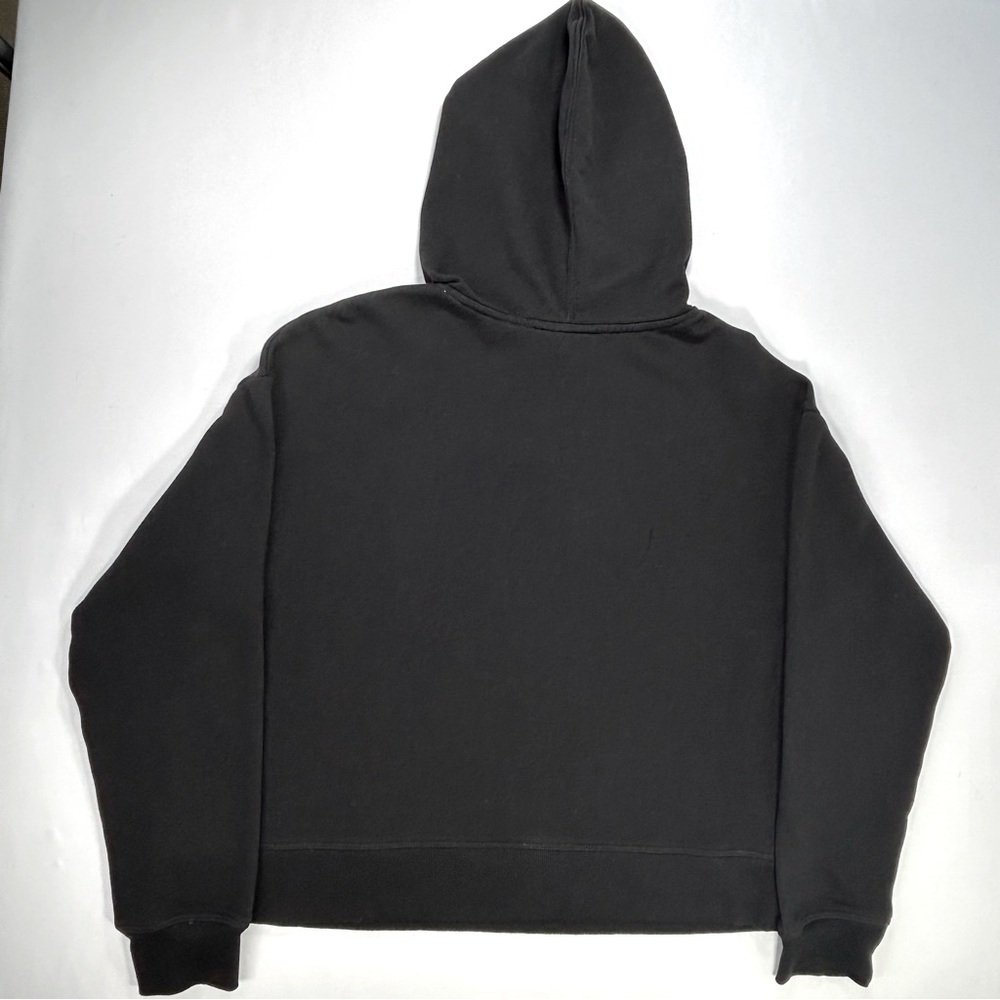 Reebok Black Crop Hoodie Sweatshirt Size Medium Women's - Picture 4 of 7